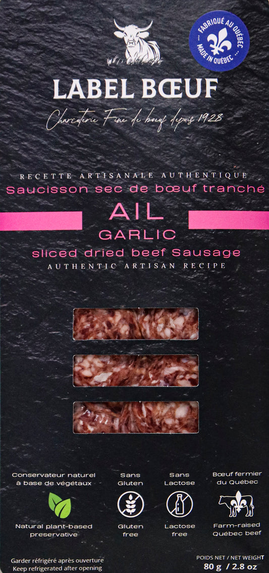 Saucisson sec de Boeuf: À L' Ail