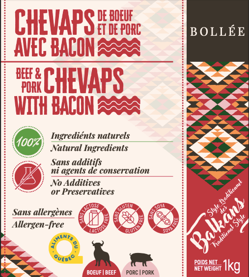 Chevap’s Enrober de Bacon: 70% Boeuf et 30% Porc